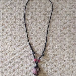 ROSE Quartz Macrame Jewelry Item